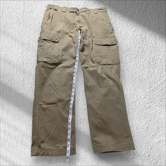 duluth trading flex fire hose cargo pants men’s 38x32 Beige relaxed fit outdoors - Picture 3 of 8